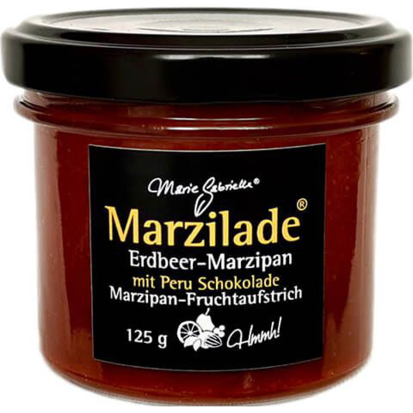 MARZILADE Erdbeer mit Peru Schokolade 125g