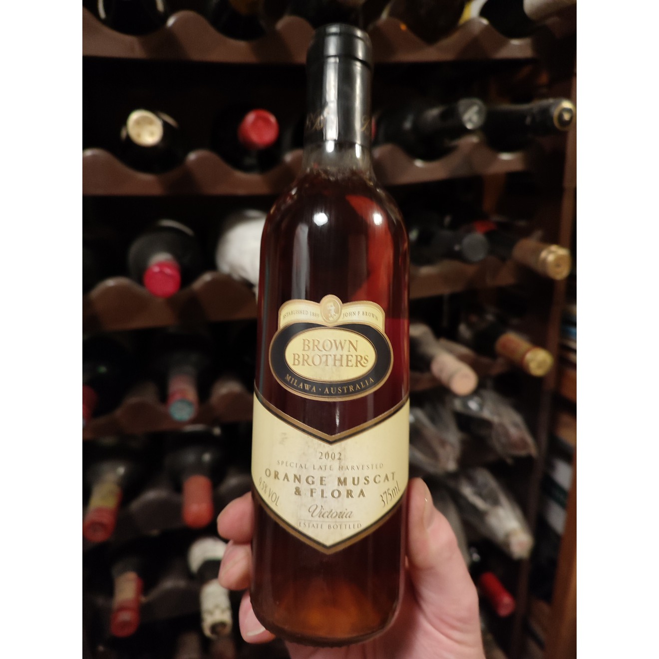 2002 Brown Brothers Orange Muscat & Flora Special Late Harvested, Victoria 0,375
