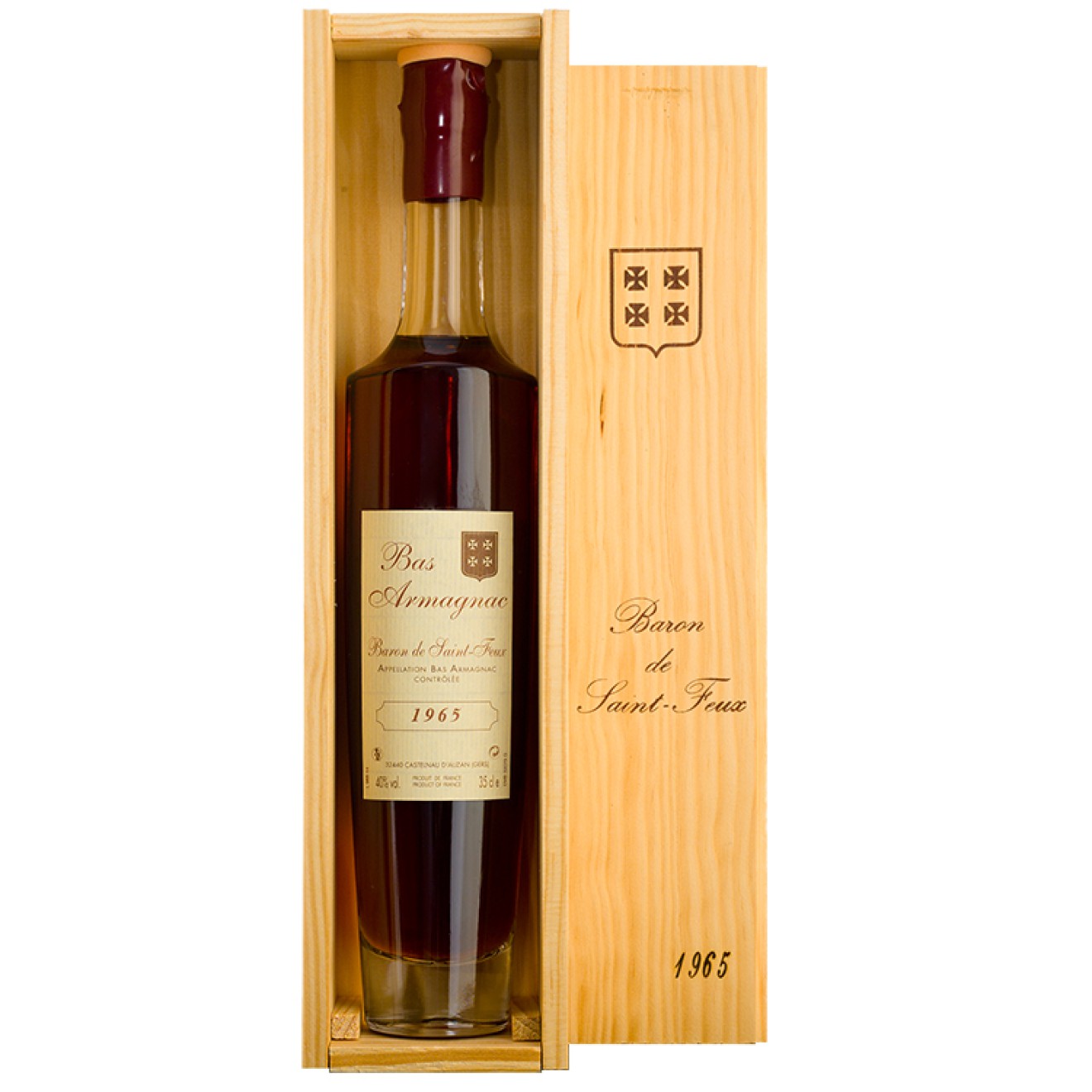 1965 BARON DE SAINT-FEUX Bas Armagnac 0,35