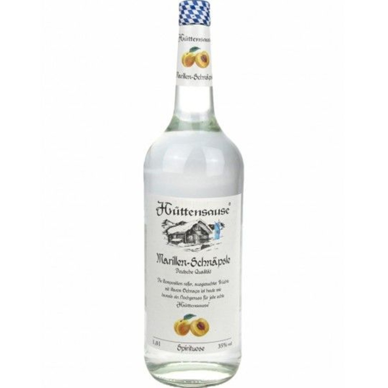 HÜTTENSAUSE Marillen Schnäpsle 35% 1,0