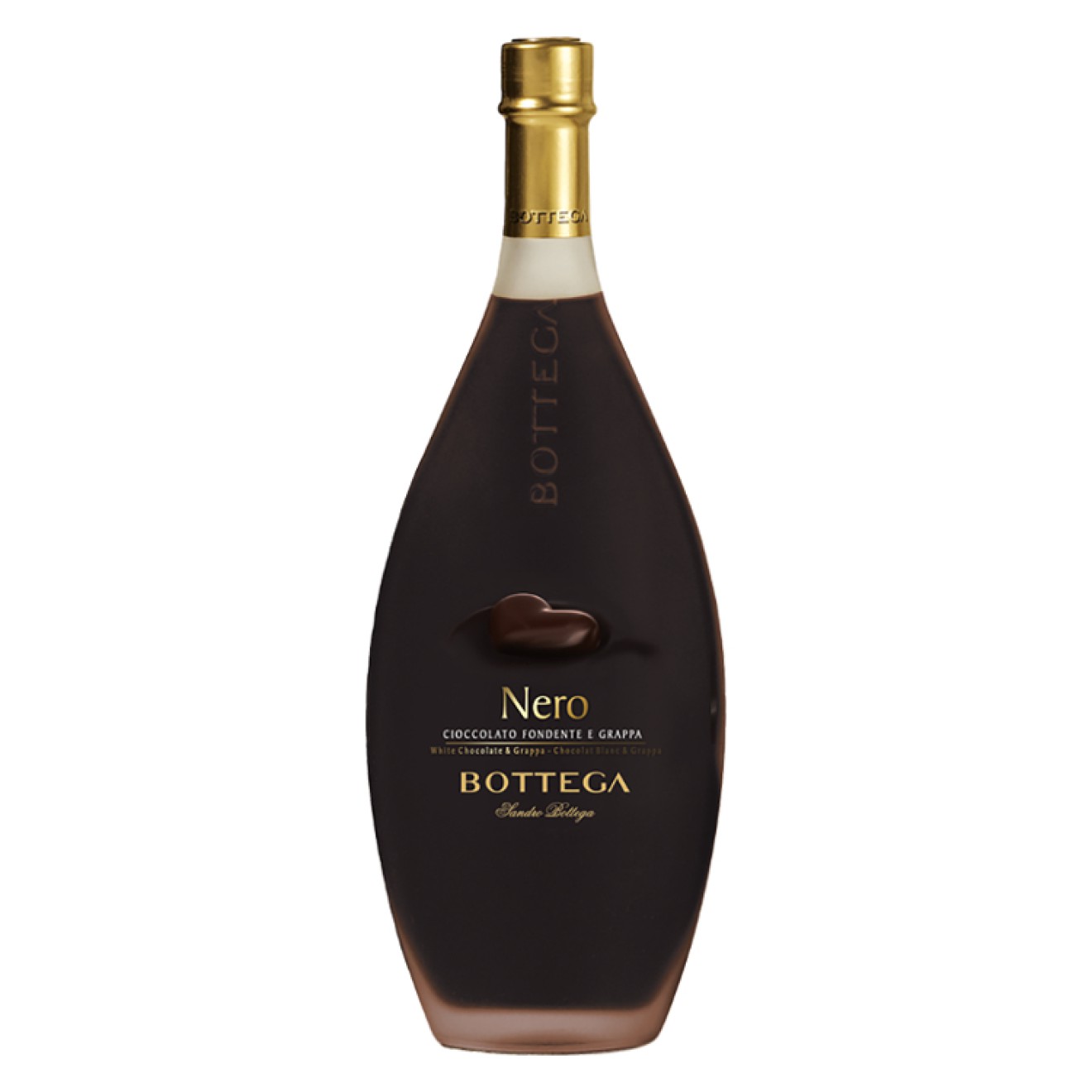 BOTTEGA Nero, Liquore al Cioccolato Nero e Grappa 15% 0,5