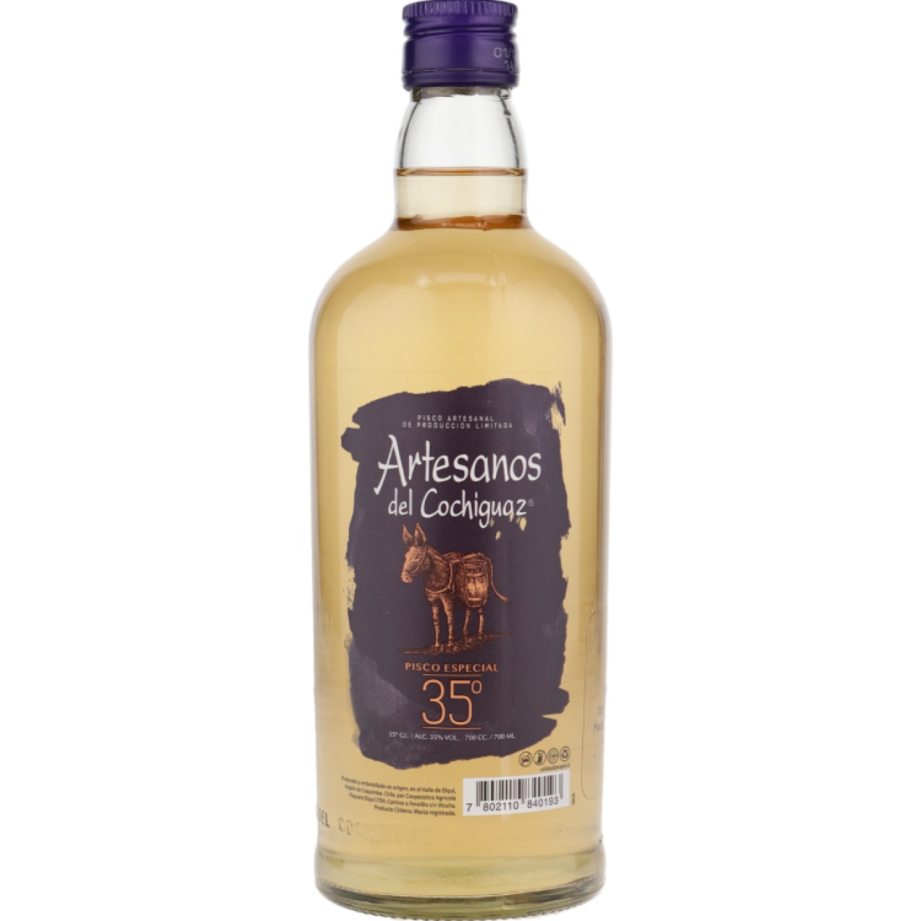 ARTESANOS DEL COCHIGUAZ Pisco Especial 35% 0,7