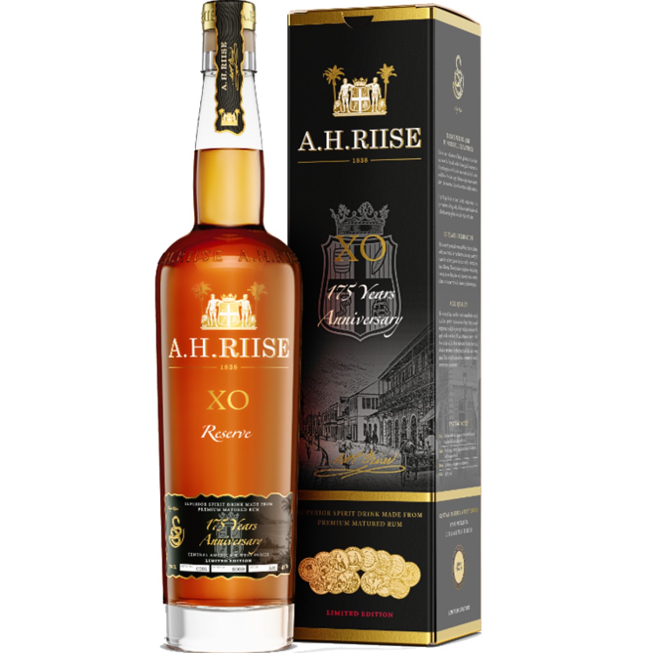 A.H.RIISE XO 175th Years Anniversary 42% 0,7