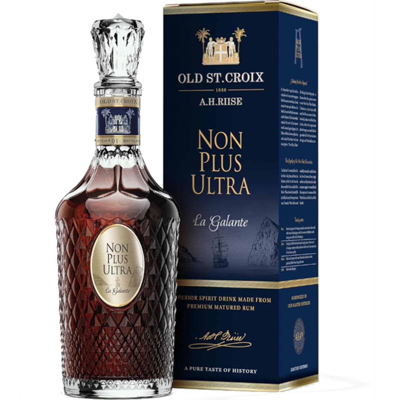 A.H.RIISE Old St.Croix Non Plus Ultra - La Galante 43,4% 0,7