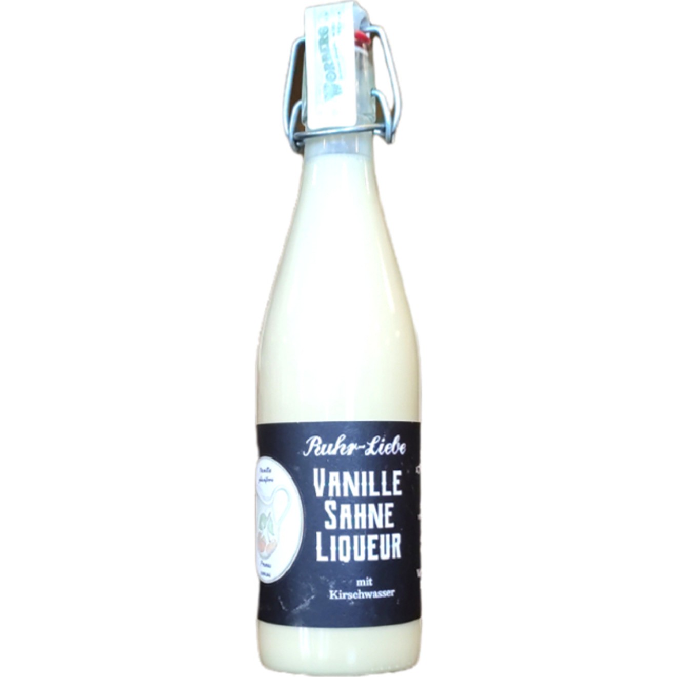 RUHRLIEBE Vanille-Sahne-Likör mit Kirschwasser 17% 0,5