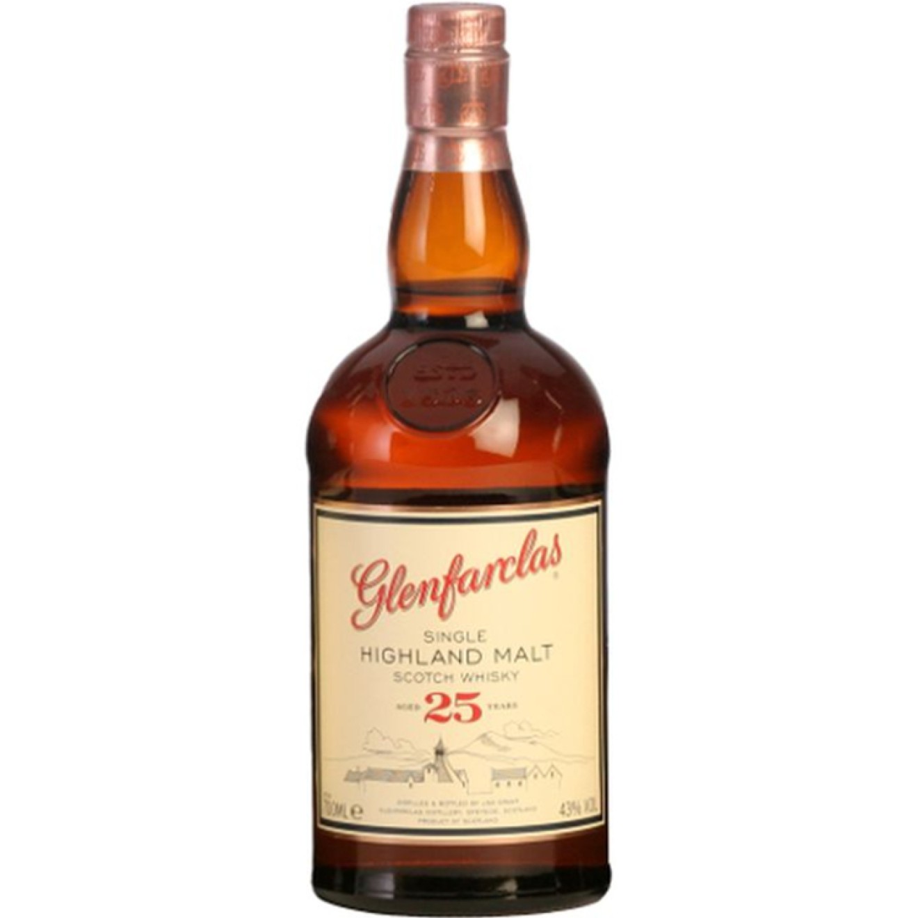 GLENFARCLAS (25) Single Malt Whisky 43%, 0,7