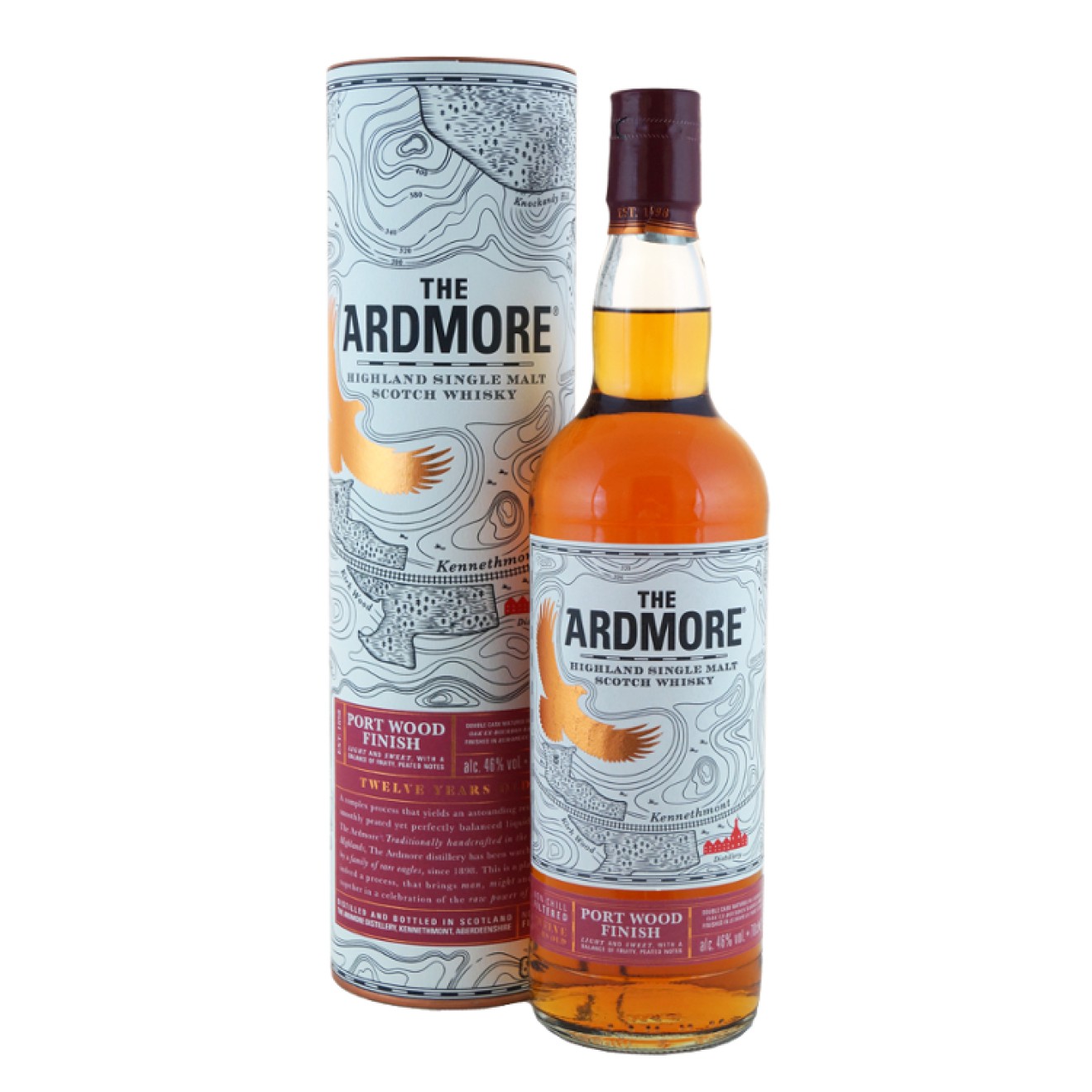 ARDMORE (12) Portwood Finish Single Malt 46%, 0,7