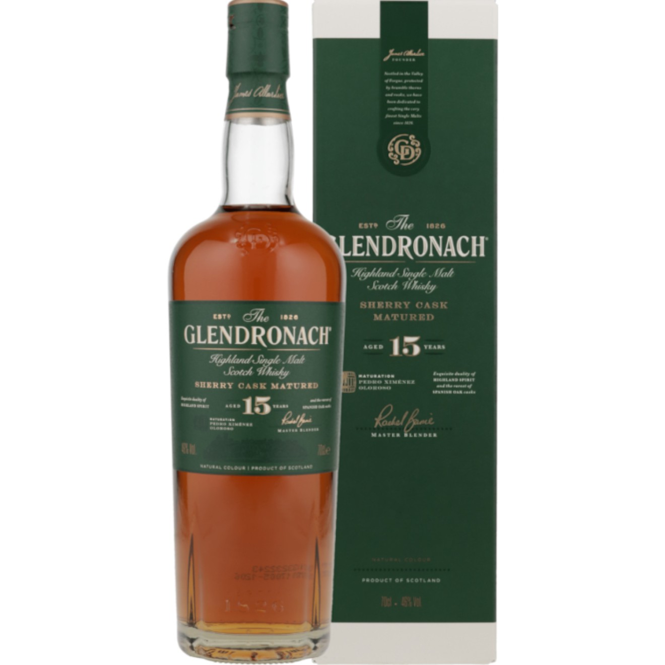GLENDRONACH (15y) Single Malt Whisky 46% 0,7