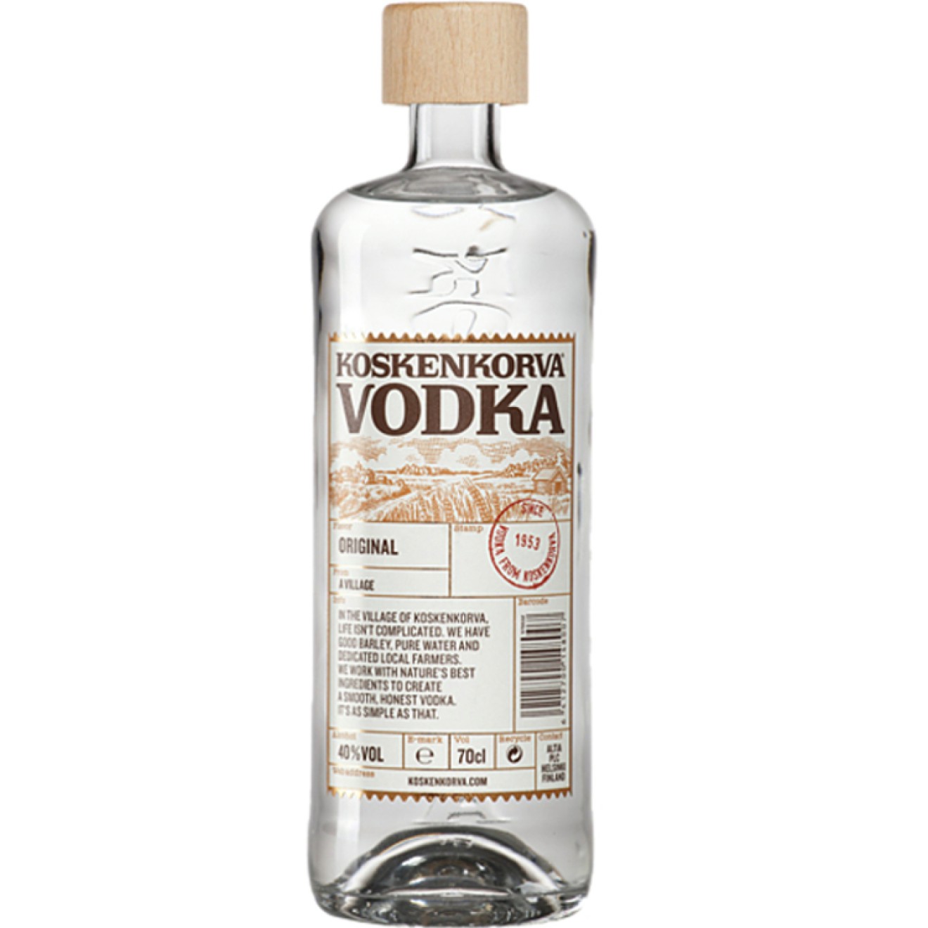 KOSKENKORVA Vodka 40%, 0,7