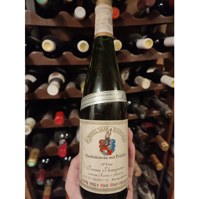 1971 Trierer Thiergarten Auslese Mosel-Saar-Ruwer 0,7
