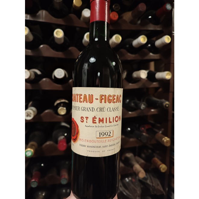 1992 Chateau Figeac Premier Grand Cru Classe St. Emilion 0,75