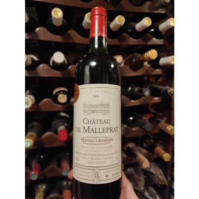 2004 Chateau de Malleprat, Pessac-Leognan 0,75