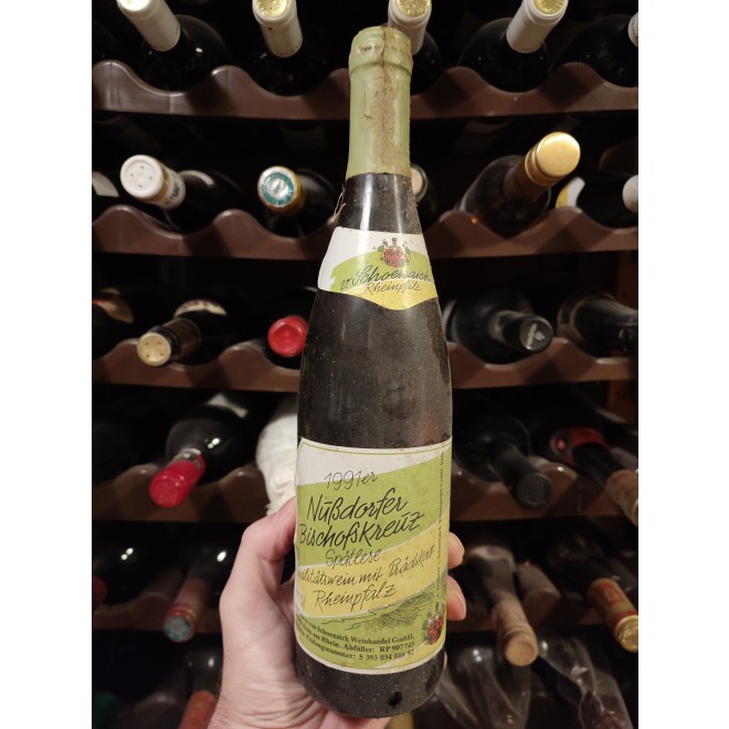1991 Nußdorfer Bischofskreuz Spätlese Rheinpfalz 0,75
