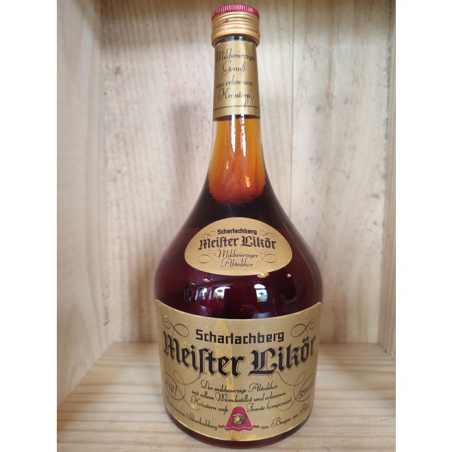1980er Scharlachberg Meister Likör 35% 0,7
