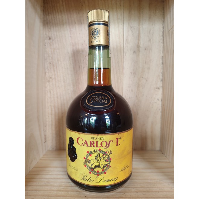 1980er Carlos I. Solera Especial Brandy Pedro Domecq 38% 0,75