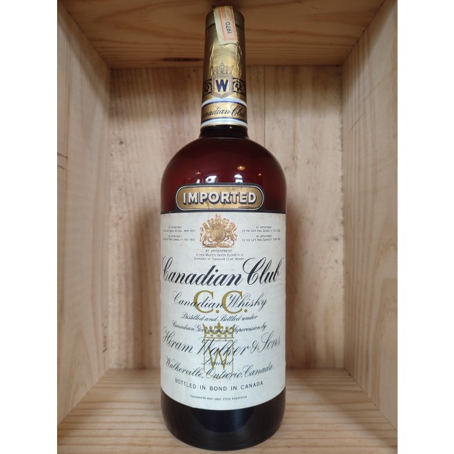 1970er Canadian Club Imported Canadian Whisky 1,0