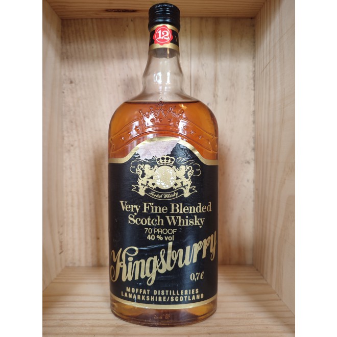1980er Kingsburry over 12 Years Blended Scotch Whisky 40% 0,7