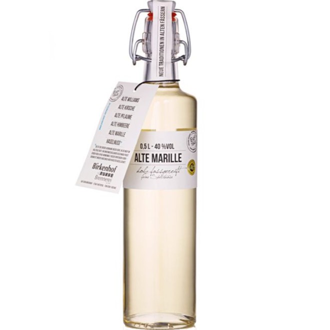 BIRKENHOF Alte Marille holzfassgelagert 40% 0,5