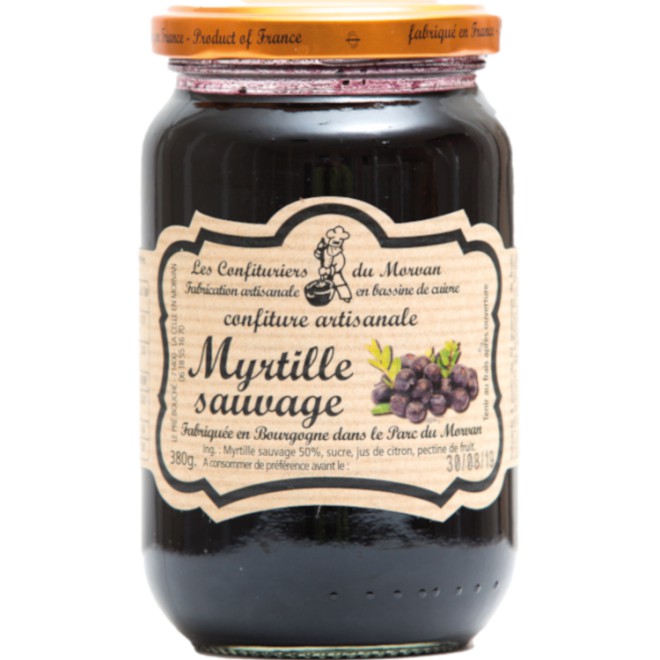 MORVAN Confiture Wilde Heidelbeere 380g