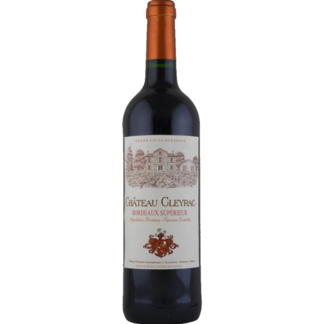CHATEAU CLEYRAC Bordeaux Superieur Rouge 0,75