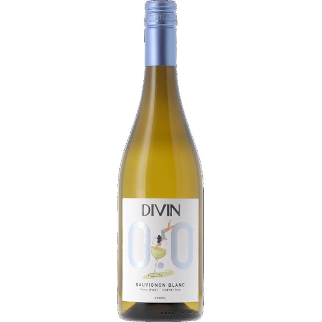 DIVIN 0.0 Sauvignon blanc 0,75