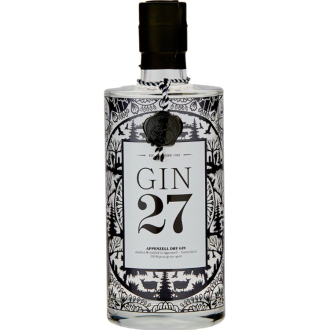 GIN 27 Appenzell Dry Gin 43% 0,7