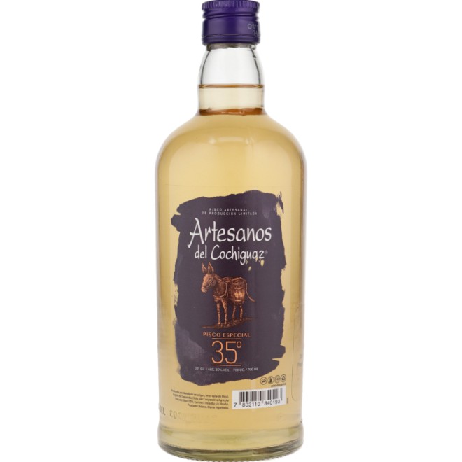ARTESANOS DEL COCHIGUAZ Pisco Especial 35% 0,7