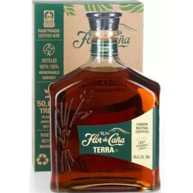 FLOR DE CANA Terra - Rum 40% 0,7