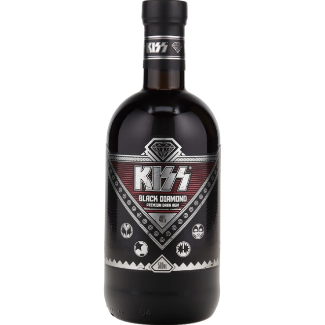 KISS Black Diamond Dark Rum 40%