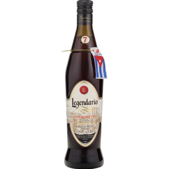 LEGENDARIO Elixir de Cuba 34% 0,7