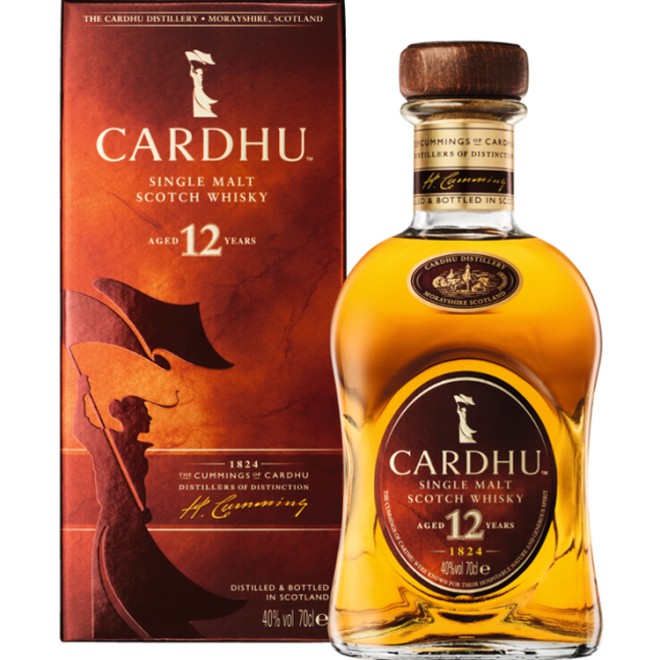 CARDHU (12y) Speyside Single Malt 40% 0,7