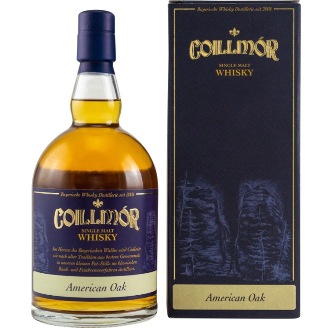 COILLMOR Bavarian Single Malt American Oak 43% 0,7