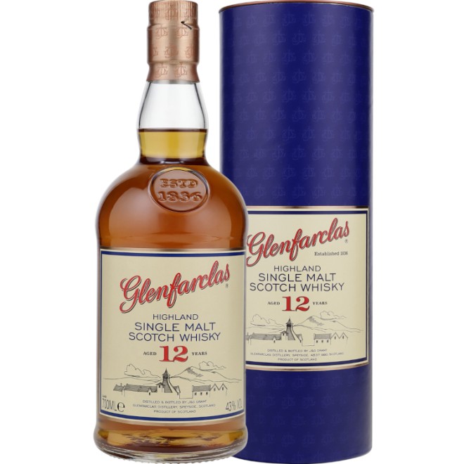 GLENFARCLAS (12y) Single Malt Whisky 43% 0,7