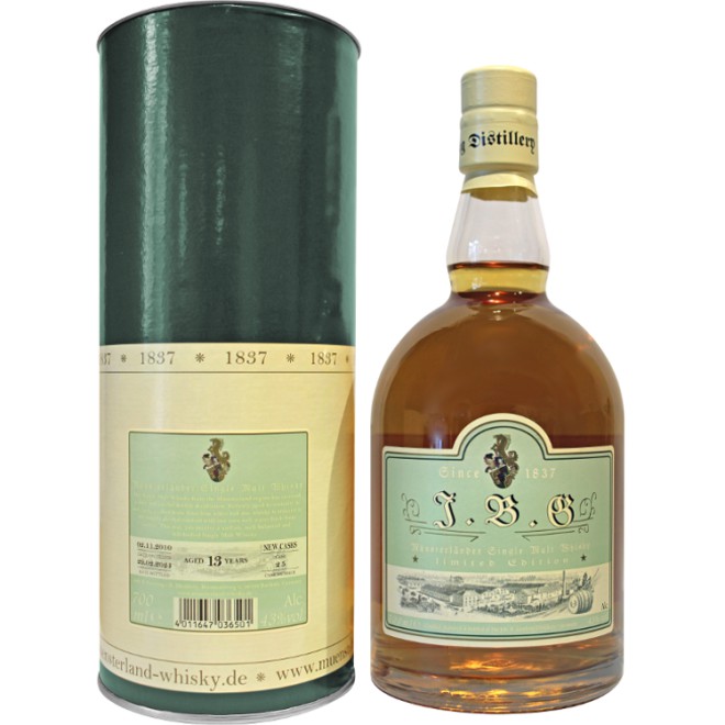JBG (13y) Single Malt Whisky 43% 0,7
