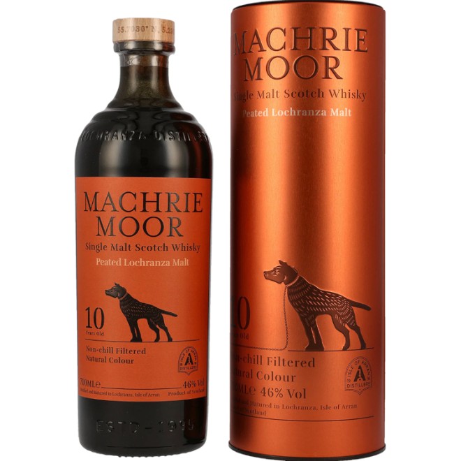MACHRIE MOOR (10) Peated Lochranza Single Malt 46% 0,7
