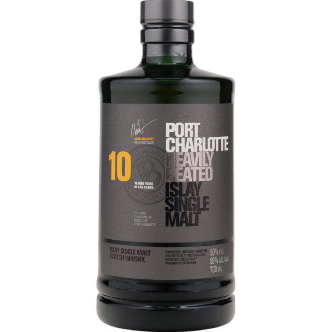 PORT CHARLOTTE (10y) Heavily Peated Single Malt 50% 0,7