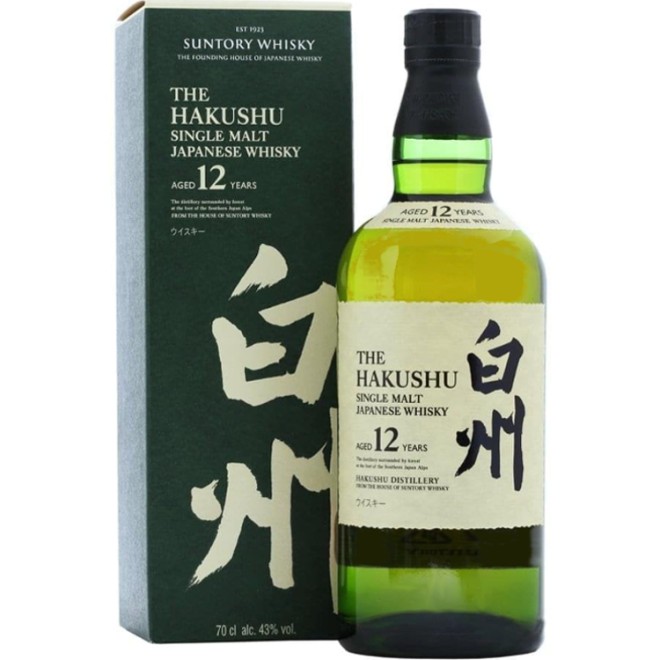 THE HAKUSHU (12y) Japanese Single Malt Whisky 43% 0,7