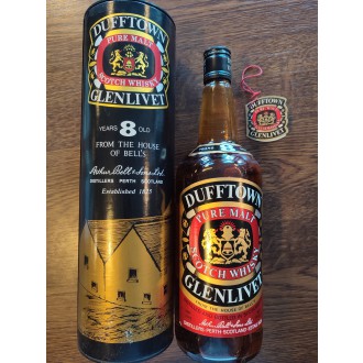 1980er Dufftown Glenlivet 8 Years Pure Malt Whisky 40% 1,0