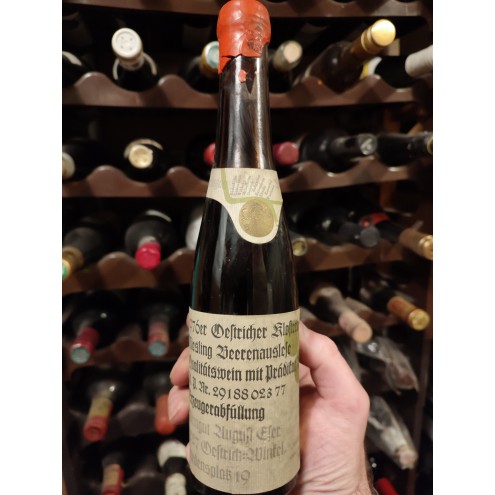 1976 Oestricher Klosterberg Riesling Beerenauslese, Rheingau 0,35