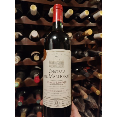 2004 Chateau de Malleprat, Pessac-Leognan 0,75