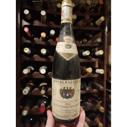 1973 Gewürztraminer Beerenauslese, Königsmarck, Burgenland 0,7