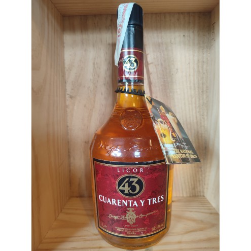 1990er CUARENTA Y TRES 43 Licor 31% 1,0