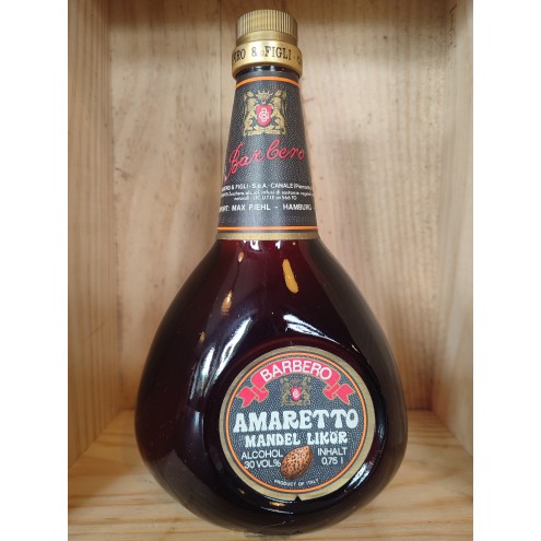 1980er Barbero Amaretto Mandel Likör 30% 0,75