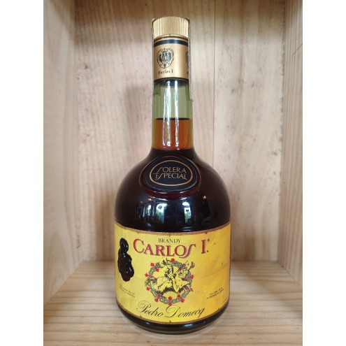 1980er Carlos I. Solera Especial Brandy Pedro Domecq 38% 0,75