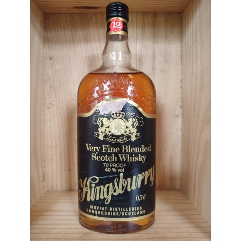 1980er Kingsburry over 12 Years Blended Scotch Whisky 40% 0,7