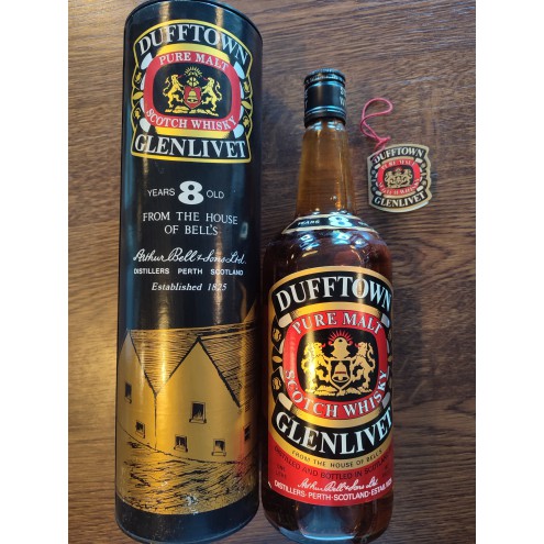 1980er Dufftown Glenlivet 8 Years Pure Malt Whisky 40% 1,0
