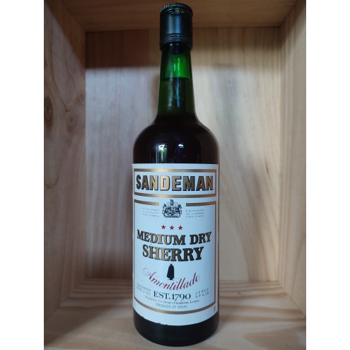1980er Sandeman Sherry Medium Dry Amontillado 0,7