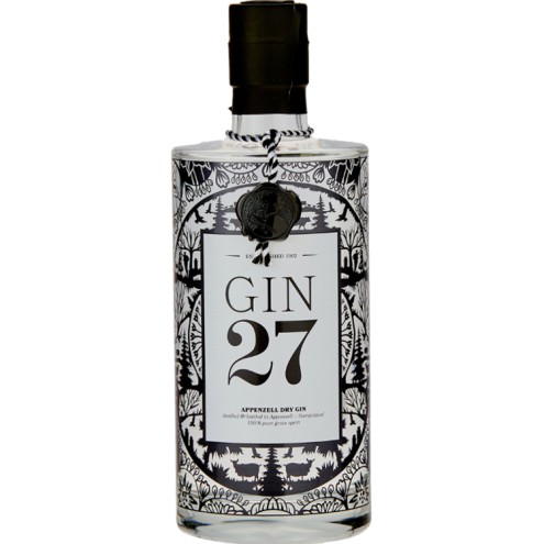 GIN 27 Appenzell Dry Gin 43% 0,7
