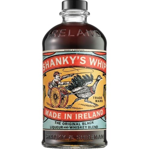 SHANKY'S WHIP Black Irish Whiskey Liqueur 33% 0,7