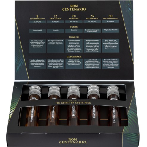 TASTING SET Rum Centenario Set 5 x 50ml